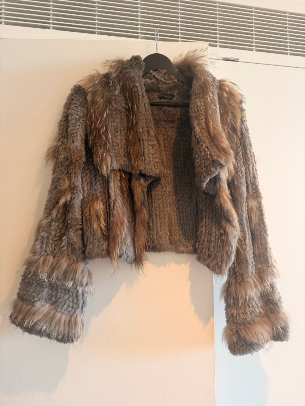 Love Token Rabbit and Raccoon Fur Jacket